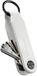 KeySmart Loop Sleutelhanger – Compacte Sleutel Organizer met Vergrendelschroeven (tot 5 sleutels) – wit