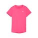 PUMA TAD ESSENTIALS gemêleerd T-shirt voor Dames, Roze/Wit, Maat XXL
