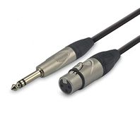 Audibax Pro Cable XLR Hembra a Jack Stereo 1 Metro