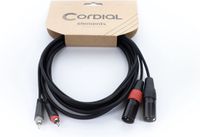 Cordial EU 1.5 MC Audiokabel 1,5 m - Zwart