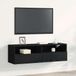 Maison Exclusive - meuble TV mural, 100 x 30 x 30 cm, noir, aspect chêne