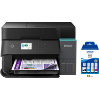 Epson EcoTank ET-3950 + 1 set extra inktflesjes