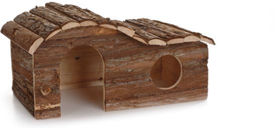 Beeztees Forest Blokhut Arch - Knaagdier - 43x28x22 cm