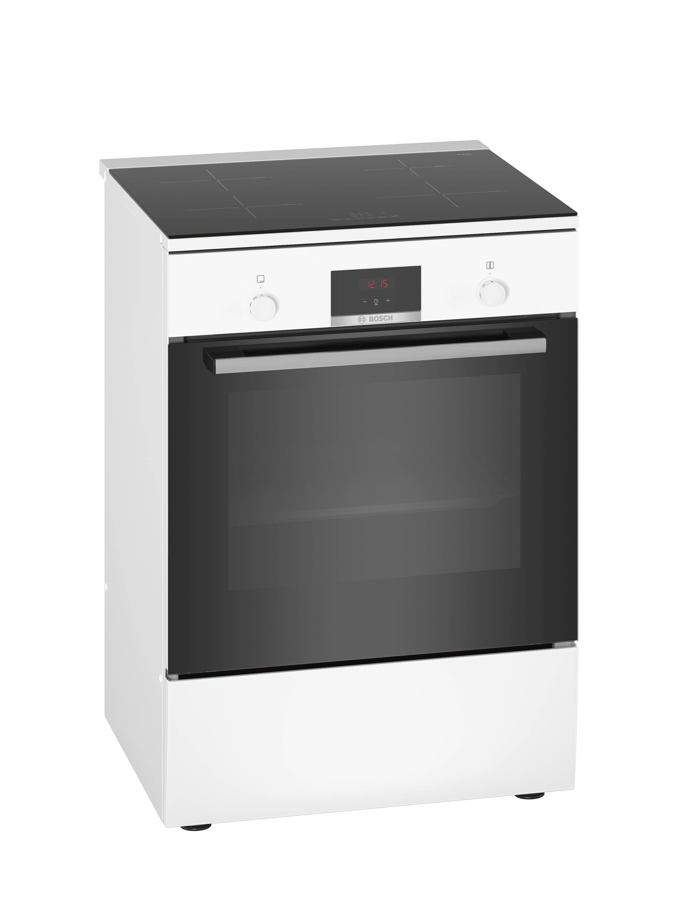 Bosch Serie 4 HLR390020 Vrijstaand inductiefornuis Wit