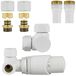 Thermostaatkraan Set - Zwart Mat - 1/2 Inch voor Radiatoren
