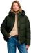Superdry - Premium Gewatteerde Jas Met Capuchon - Dames - Surplus Goods Olive Green