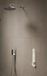 Hotbath Cobber IBS24CR2 set de douche encastrée avec douchette à main et pomme de douche ronde de 20 cm sur bras de plafond de 15 cm chrome