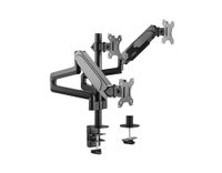 Stand HDWR SolidHand-AS03 Stand Voor 3 Monitoren, Drievoudige Monitorarm, 17"-32", VESA 75/100 mm