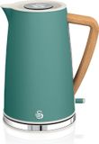 Swan Nordic waterkoker - 1.7 liter - 3000 Watt - groen