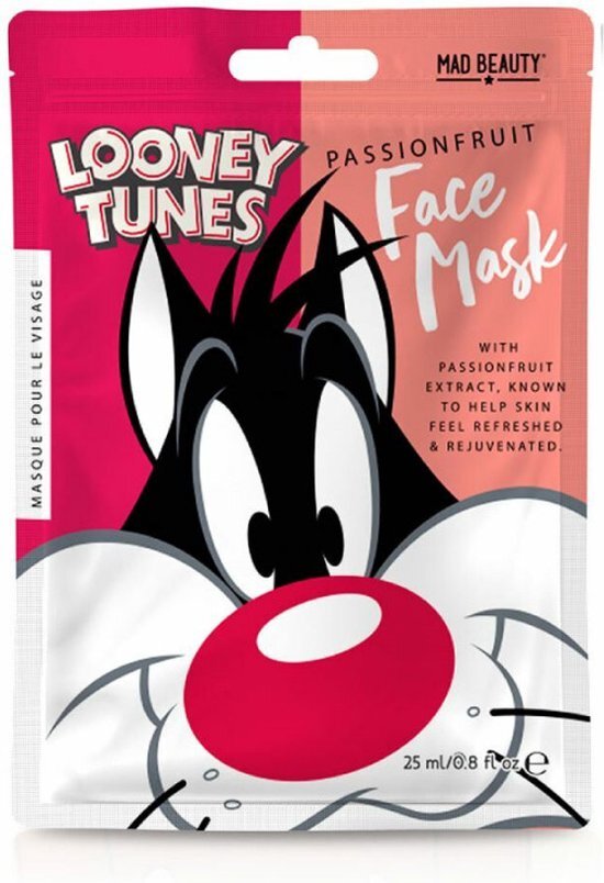 Gezichtsmasker Mad Beauty Looney Tunes Sylvester Passievrucht (25 ml)