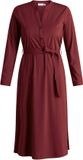 Yest Curve jurk met ceintuur Plus Size - rood
