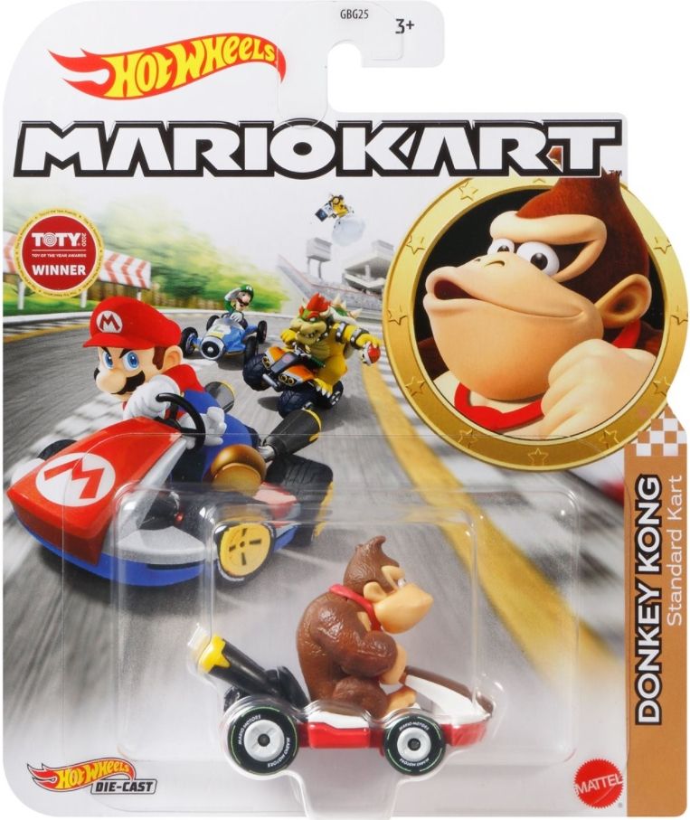 Die Cast Mario Kart - Donkey Kong Standard Kart - 0887961908404