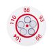 RS PRO Temperatuurmeetstrips 88 °C / 110 °C 5 meetbereiken cirkel, verpakking van 10 stuks