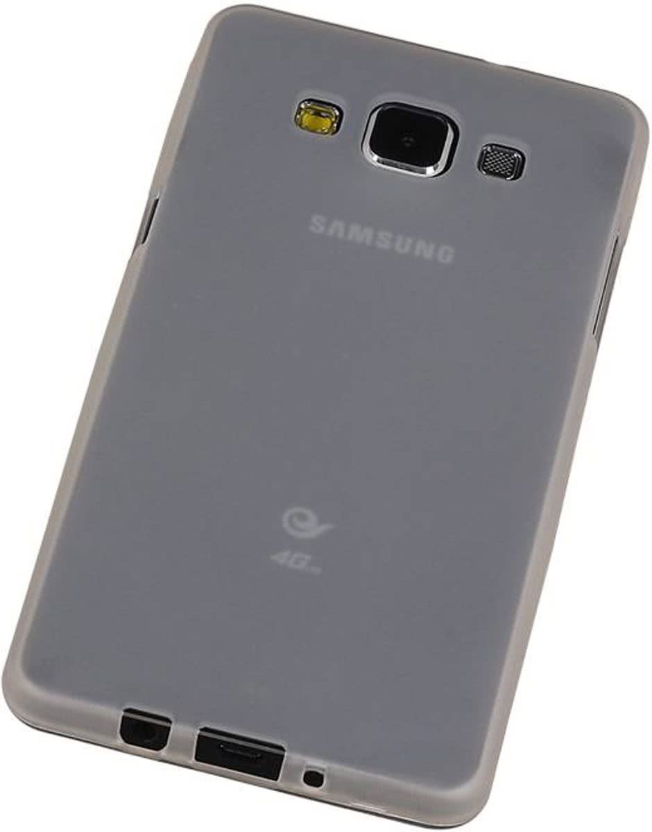 Best Cases Samsung Galaxy A5 TPU Hoesje Transparant Wit - Back Case Bumper Hoes Cover