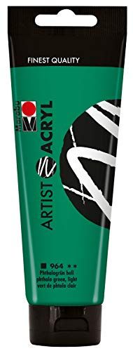 Marabu Artist Acryl - ftalaatgroen licht 120 ml - 4007751669452