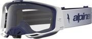 Alpinestars Vision 8 Amber Motocrossbril - Wit/Blauw