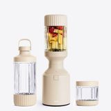 BEAST Mega 1200 Plus Compacte Hoogvermogen Blender Smoothie To Go - 1200W - 3 XL Tritan Bekers - Mixt Moeiteloos IJs & Bevroren Fruit - Zand