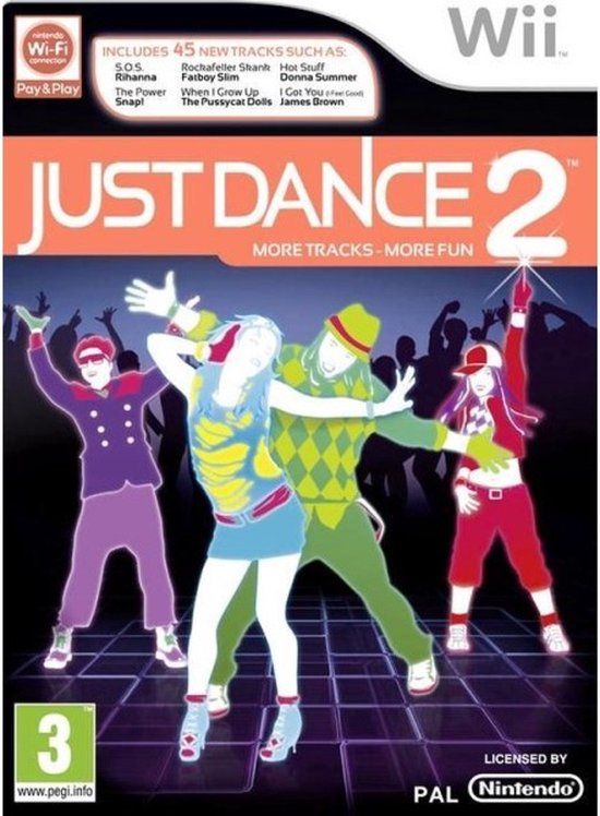 Ubisoft Just Dance 2 (Frans/Engels/Duits/Nederlands) Nintendo Wii