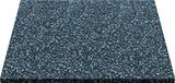ID Mat DALLEANTIVIB606 Antitrillingstegels, 100% gerecycled rubber, zwart, 60 x 60 cm