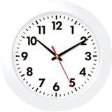EUROTIME 80511-00 Wandklok Kwarts 30.5 cm Wit