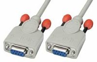 Lindy 3m Null modem kabel seriële kabel Wit DB-9