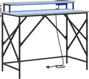 vidaXL Bureau Grijs Sonoma 100 x 50 x 86,5 cm Bewerkt Hout