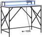 vidaXL Bureau Grijs Sonoma 100 x 50 x 86,5 cm Bewerkt Hout
