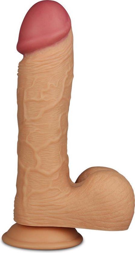 Lovetoy Realistische Kingsize Dildo 23 cm - Beige