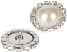 Groothandel Shenzhen Haorui Industrial Technology Co., Ltd. 20 stuks strass parelknoop kristal kralen strass bloem bruidsboeket voor het maken van sieraden bruiloft decoratie