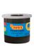 Jovi - Finger Paint, Vingerverf, 125 ml, Kleur Zwart, 100% afwasbaar, Op basis van natuurlijke ingrediënten, Glutenvrij (56030)