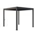 Pergola bioclimatique autoportante anthracite - 300 x 300 x H. 258 cm