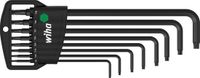 Wiha Jeu de clés mâles Torx® à tête sphérique dans un support Classic, 9 pièces, noirci chimiquement, sous blister - 32395