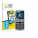 BROTECT - Screenprotector voor bea-fon Fold 10 LTE - Folie Beschermfolie transparant 2 Stuks