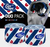 CureTape® Art Friesland - Kinesiotape - Voordeelset 2 rollen 5cm x 5m - Fryslân - Kinesiotape met print van de Friese vlag