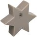ASA XMAS decoratieve sterren, keramiek, lichtgrijs, 5,5 x 18 x 16 cm