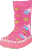 Playshoes Soksloffen Sterren Roze Maat: 23-26