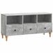vidaXL TV-kast 102 x 34,5 x 50 cm Beton Grijs Geconstrueerd hout
