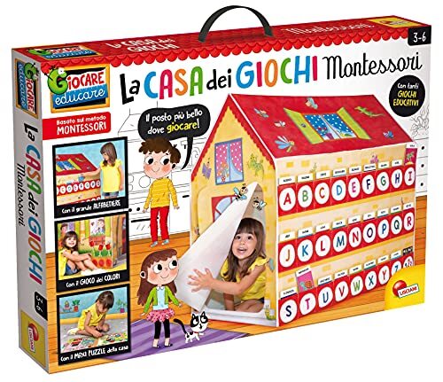 Liscianigiochi Lisciani Giochi - Montessori La Mia Casa van het leerspel, meerkleurig, 88782