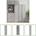 Vidaxl Armoire de rangement mince Sonoma gris 45x42,5x225 cm