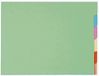 Exacompta - Pak van 10 dossiermappen SUPER - 210 g/m² met 6 tabs - pastelkleuren - PEFC™ gecertificeerd - 24 x 32cm