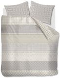 Riviera Maison Ropes dekbedovertrek Lits-Jumeaux Taupe Katoen 240x200/220 cm