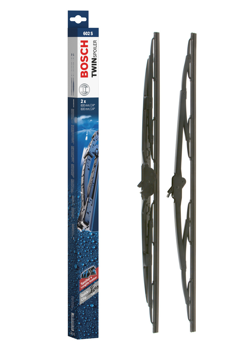 Bosch ruitenwissers Twin 602S - Lengte: 600/600 mm - set wisserbladen voor