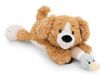 NICI knuffel hond met eend 30cm - bruin