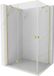 Mexen Mist-H Duo douchecabine scharnierend links 105 x 95 cm, transparent, brossé or