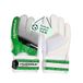 HUDORA Keepershandschoenen, gevoerde voetbalkeeperhandschoenen voor kinderen en jongeren in maat M, schuimrubberen rug, voetbalhandschoenen met klittenbandsluiting, groen