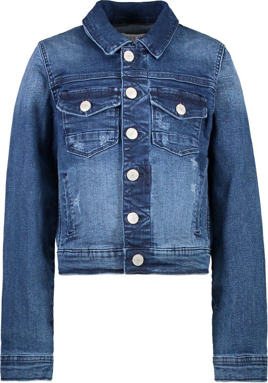 Cars Jeans Jorinda Denim Jack Meisjes - Blauw Maat 128