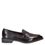 Nelson lakleren loafers - bruin