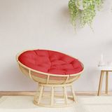 vidaXL Zitkussen rond ø 100x11 cm oxford stof rood