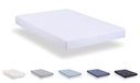 Todocama - Hoeslaken van extra zachte geborstelde microvezel (bed 120 x 190/200 cm, wit)