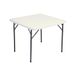 Garcia de Pou Square Tafelopklapbaar, 86 x 86 x 74 cm, Polyethyleen, wit, One Size